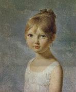 Baron Pierre Narcisse Guerin Portrait de petite fille oil painting